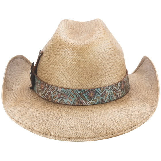 Chapeau CowBoy Southwest Love Paille - Bullhide