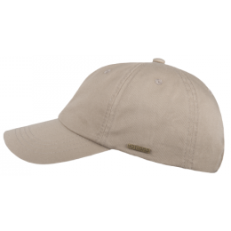 Beige Cotton Xess Baseball Cap - Hatland