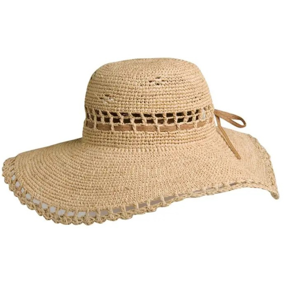 Capeline Summer Raphia Naturel - Conner Hats Capeline Summer Raphia Naturel - Conner Hats