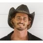 Thurber Black Straw Cowboy Hat - Traclet