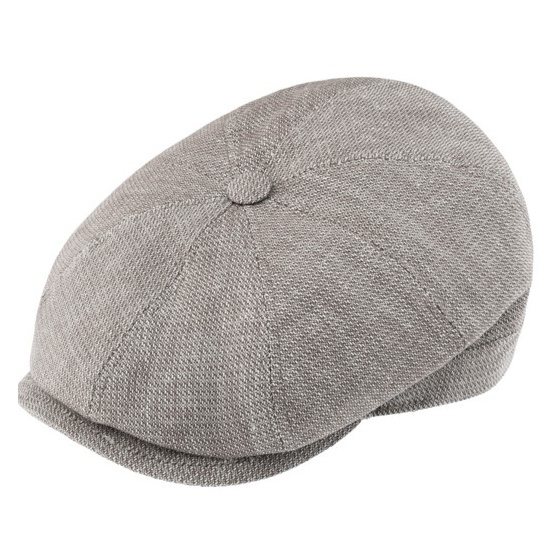 8-Panel Namur Cotton Summer Cap Beige - Traclet