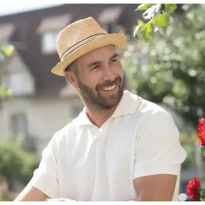 Chapeau Trilby Raphia Flechet