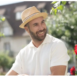 Flechet Raffia Trilby Hat