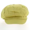 Yellow Cotton Newsboy Cap