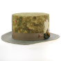 Chapeau Haut de Forme CLINDRO Fleuri Vert