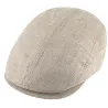 Casquette Plate Prato Lin Naturel - Traclet