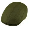 Casquette Plate Prato Lin Kaki - Traclet