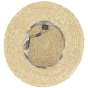 Flechet Bruges Straw Boater Hat