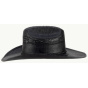 Black Straw Gunlock Cowboy Hat - SCIPPIS - Traclet