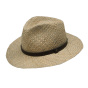 Trento Natural Straw Fedora Hat - Traclet