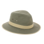 Chapeau Traveller Auckland Coton Kaki & Noisette - Traclet