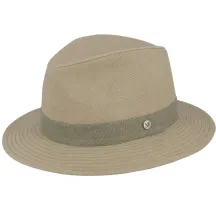Chapeau Fedora Garibaldi Coton Beige - Flechet