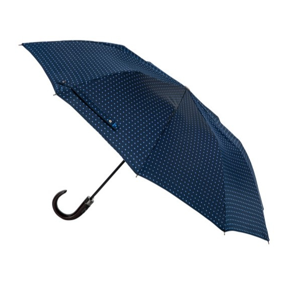 Blue Medium Folding Umbrella for Men - Piganiol
