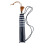 Parapluie De Golf Pliant Automatique Marinière UPF 50+ - Piganiol