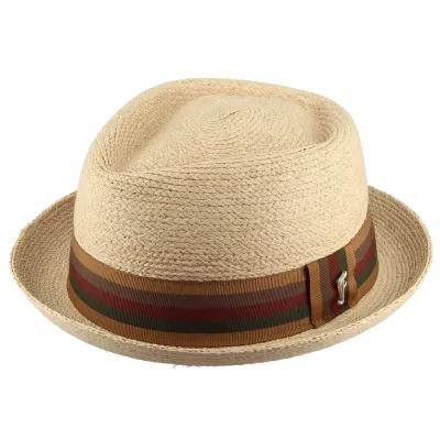 Chapeau Pork Pie Ludo Paille Naturelle - Flechet