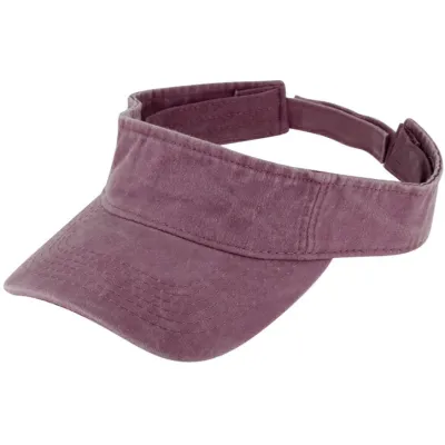 Calvia Cotton Visor Cap Burgundy - Traclet  Reference: 22111| Traclet Hatmakers