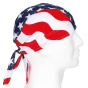 Bandana Long Coton Drapeau Américain