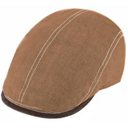 Casquette Bombée Giovanni lin Camel - Traclet