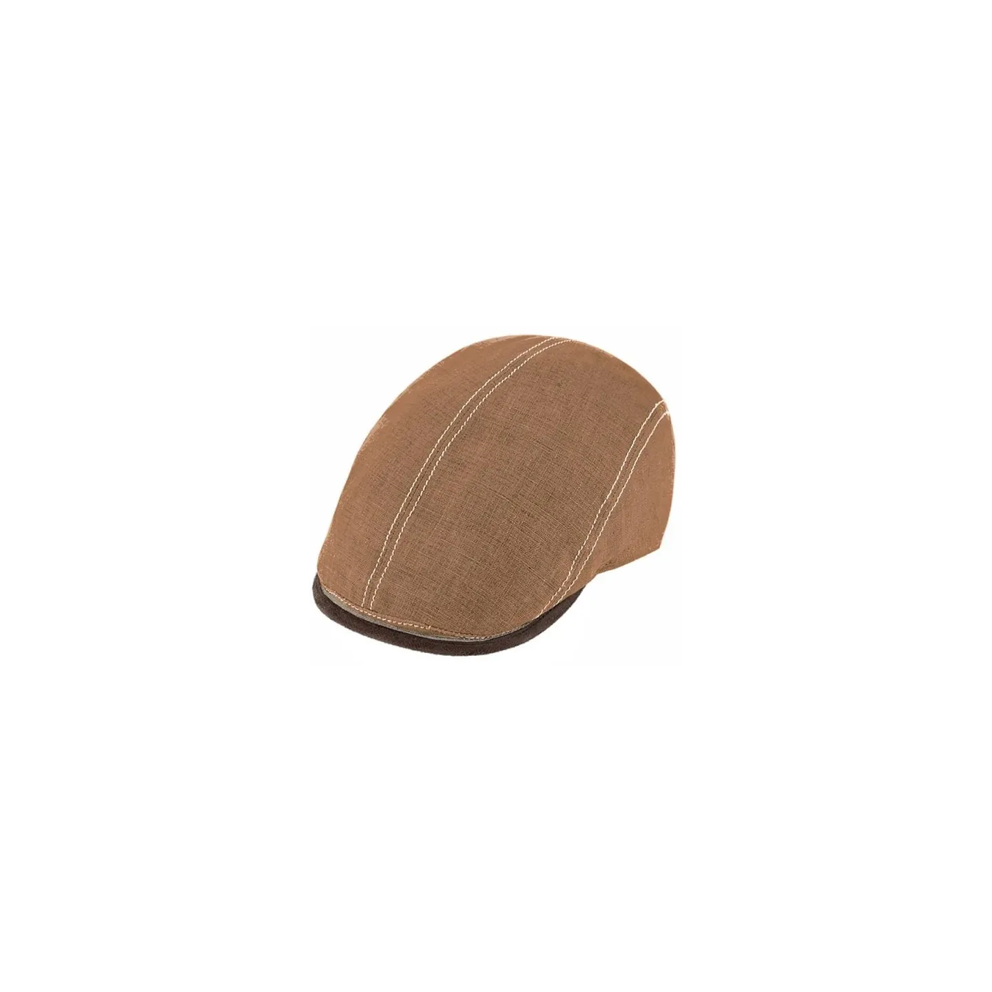Casquette Bombée Giovanni lin Camel - Traclet