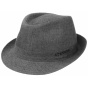 Gray Linen Trilby Hat - Stetson