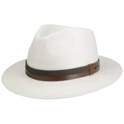 Stetson Traveller Anderson Panama Bleached Hat - Stetson ref 22136 traclet hat shop