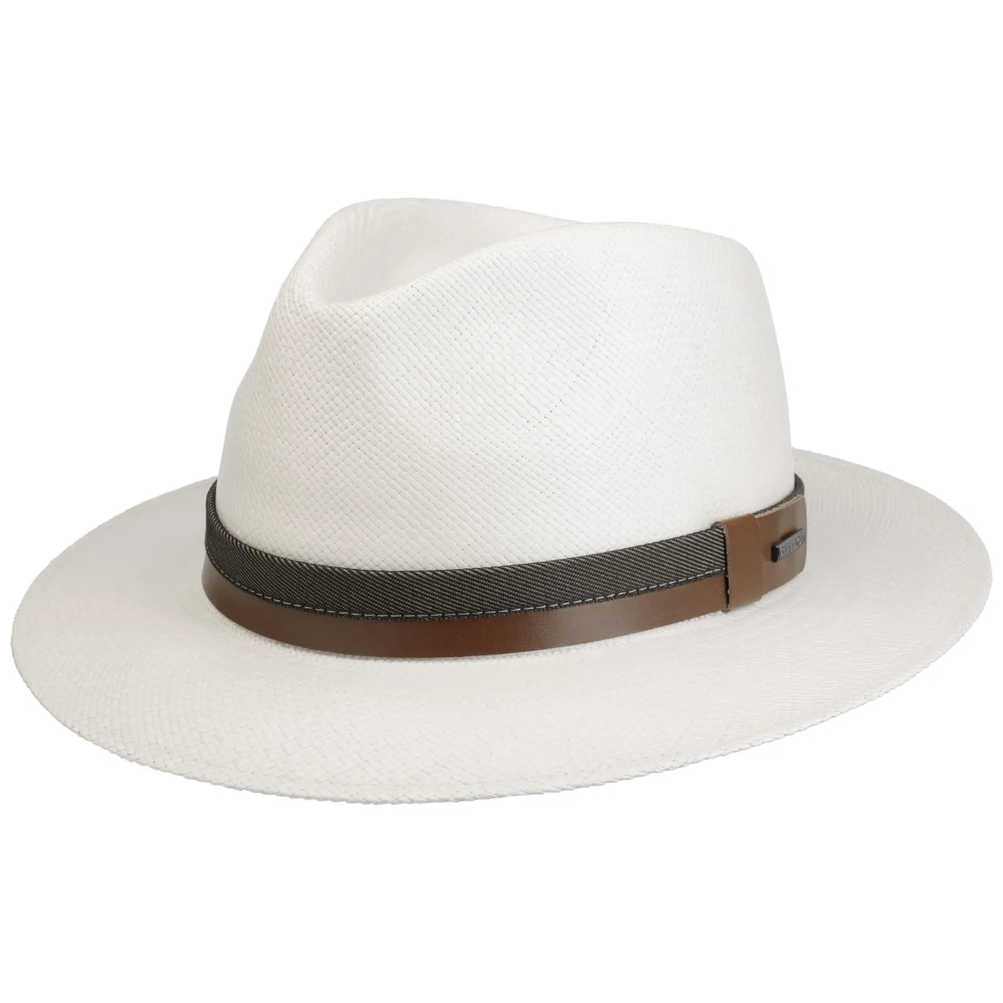 Chapeau Traveller Anderson Panama Blanchi - Stetson réf 22136 chapellerie traclet