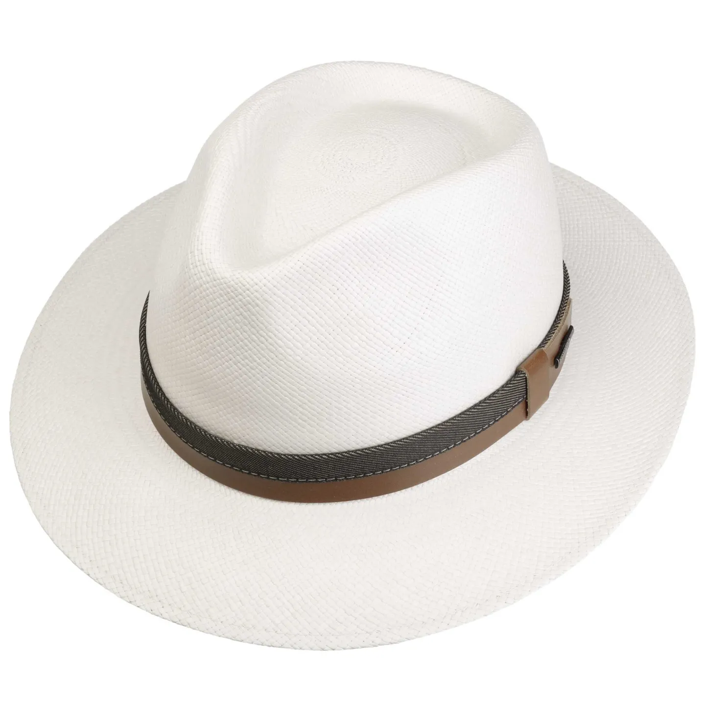 Chapeau Traveller Anderson Panama Blanchi - Stetson réf 22136 chapellerie traclet