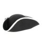 Tricorne Pliable Feutre Laine noir - passementerie grise
