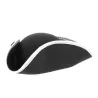 Tricorne Pliable Feutre Laine noir - passementerie grise