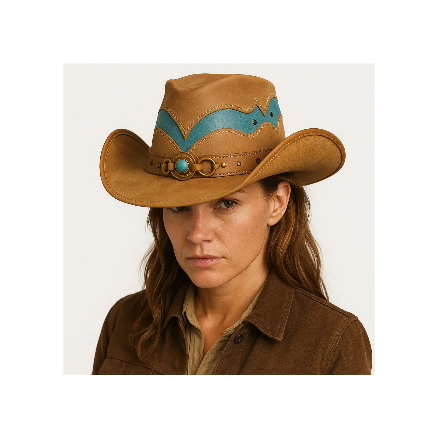 Chapeau Western Cuir Cascade Range - Bullhidey - Bullhide Reference : 4893 | Chapellerie Traclet
