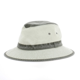 Chapeau Fedora Lin Naturel - Traclet