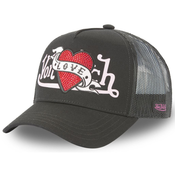 Casquette Baseball Love Noire - Von Dutch Casquette Baseball Love Noire - Von Dutch