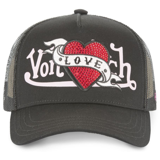Casquette Baseball Love Noire - Von Dutch Casquette Baseball Love Noire - Von Dutch