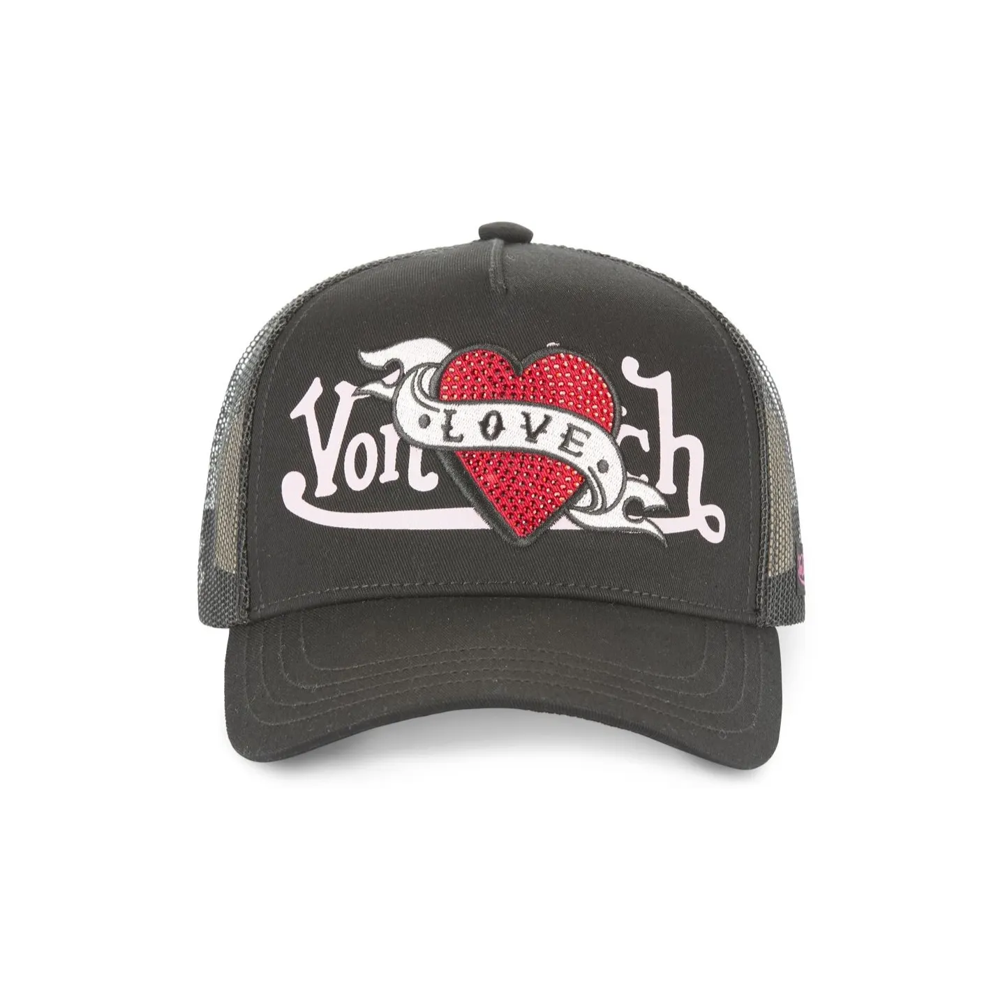 Love Black Baseball Cap - Von Dutch Reference: 22162| Traclet Hat Shop