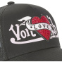 Casquette Baseball Love Noire - Von Dutch
