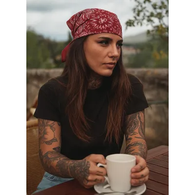 Santa Clara Cotton Red Bandana - Von Dutch Reference: 22167| Traclet Hat Shop
