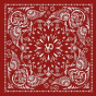 Bandana Santa Clara Coton Rouge - Von Dutch
