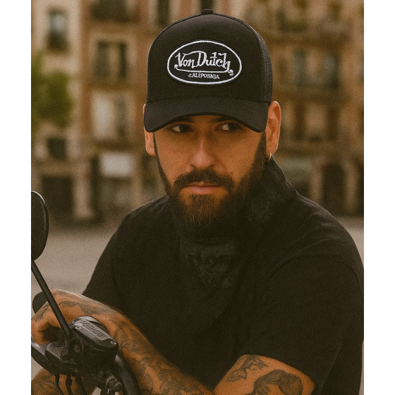Black Lofb California Baseball Cap - Von Dutch