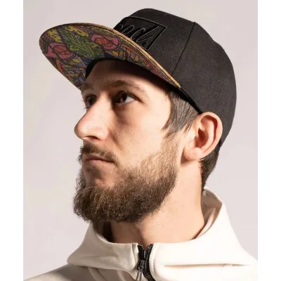 Black Minka Snapback Cap - Woed Reference: 22173| Traclet Hat Shop