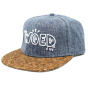 Casquette Snapback Crânes Bleu/Gris - Woed