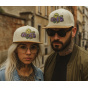 Casquette Snapback Pixel Kaiju Denim Grise - Woed