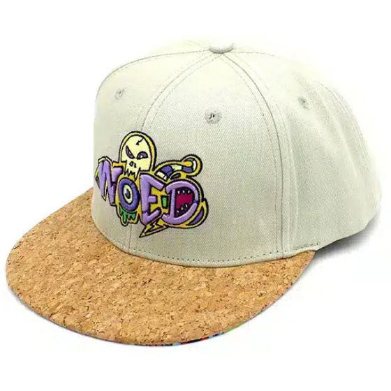 Casquette Snapback Pixel Kaiju Denim Grise - Woed Casquette Snapback Pixel Kaiju Denim Grise - Woed