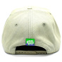 Grey Denim Pixel Kaiju Snapback Cap - Woed