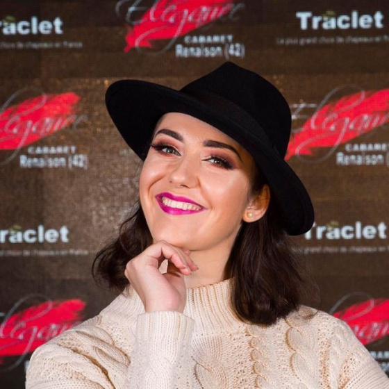 Black Waterproof Wool Felt Fedora Hat - Traclet