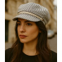Evora Cotton & Linen Newsboy Cap - Traclet