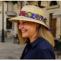 Casquette Grande Visière Alameda Paille UPF 50+ - Traclet