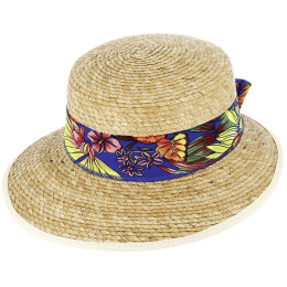 Casquette Grande Visière Alameda Paille UPF 50+ - Traclet