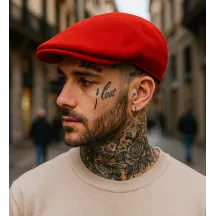 casquette Kangol Wool 504 Rouge