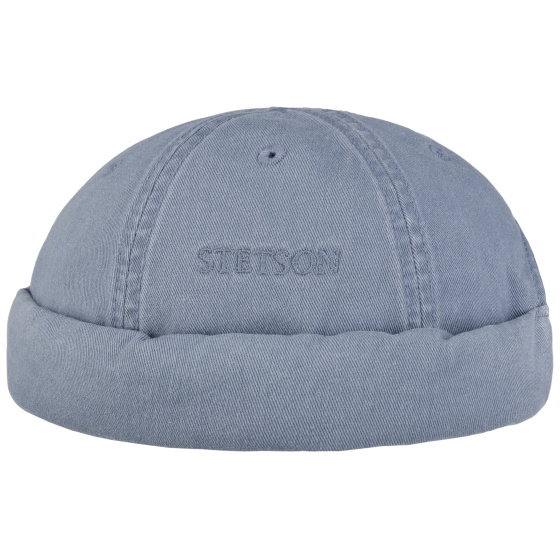 Ocala Cotton Docker Cap Light Blue UPF 40+ - Stetson