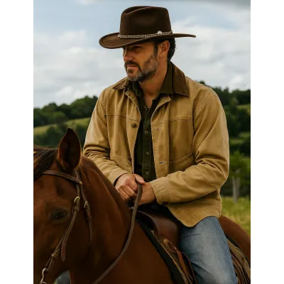Seneca Buffalo 3X Brown Felt Cowboy Hat - Stetson Reference: 10030 | Traclet Hatters